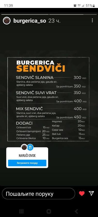 Ugostiteljski Objekat Karibo Hotell Sombor Eksteriør bilde